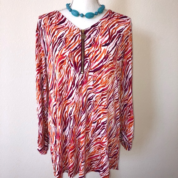 cheapest price most popular exquisite design Anne Klein Tops | Sorbet Colored Zebra Print Blouse | Poshmark cheapest price most popular exquisite design Anne Klein Tops | Sorbet Colored Zebra Print Blouse | Poshmark